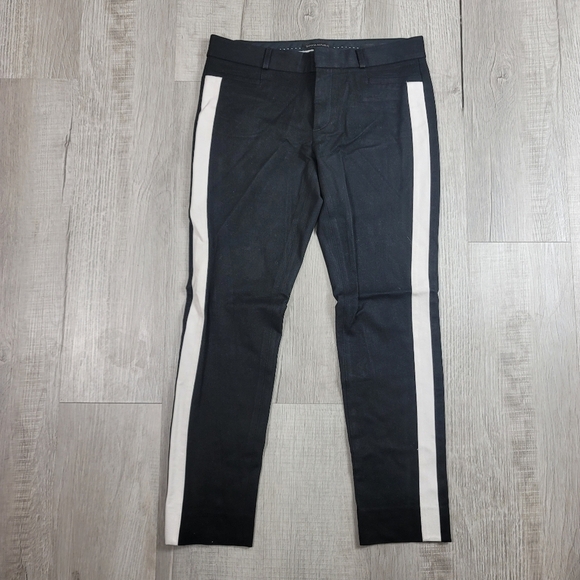 Banana Republic Sloan Striped Ankle Pants - Picture 3 of 10